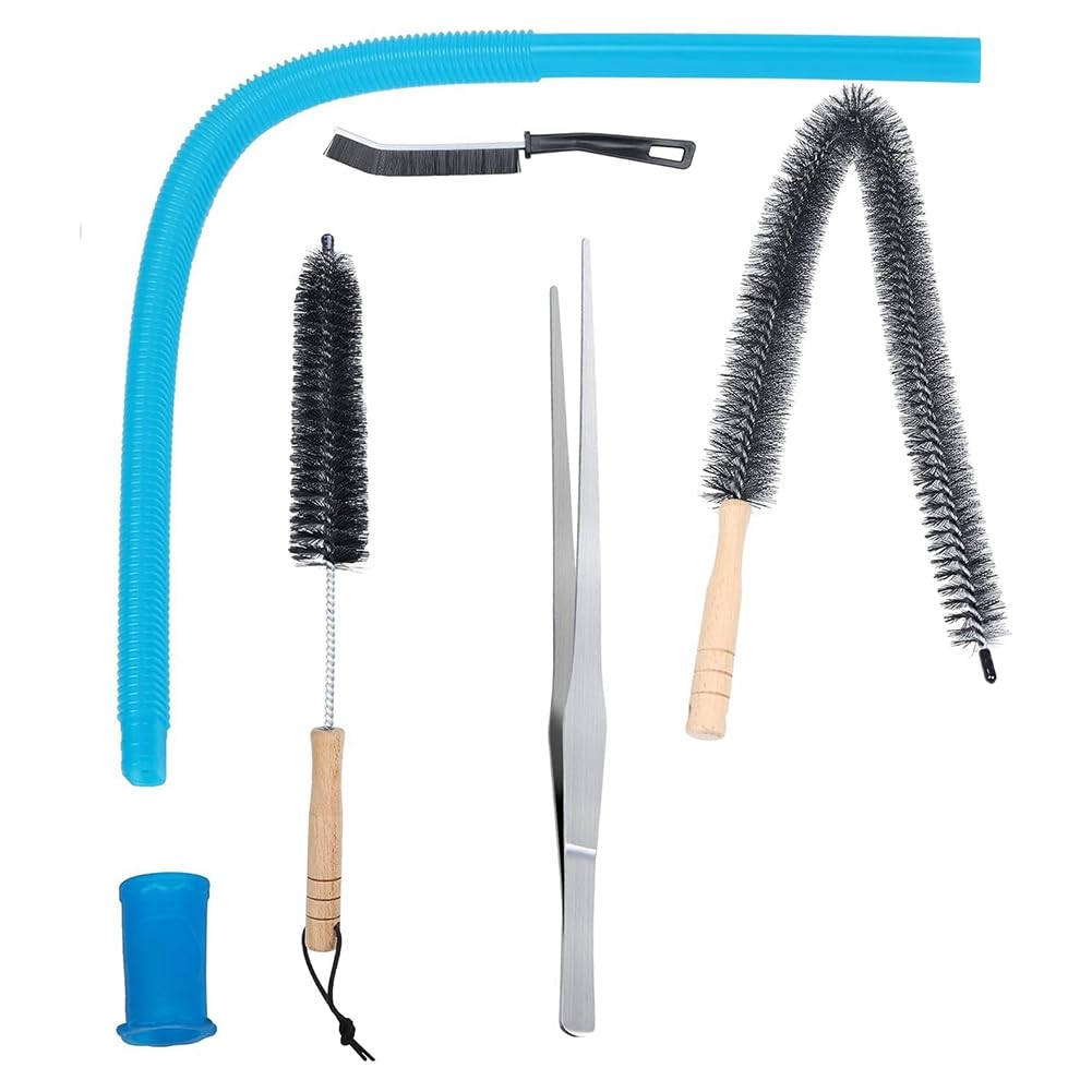 Aundhegrtt Dryer Vent Cleaner Kit Universal for Most Vacuum Cleaner, Attachment Lint Remover Brush Set