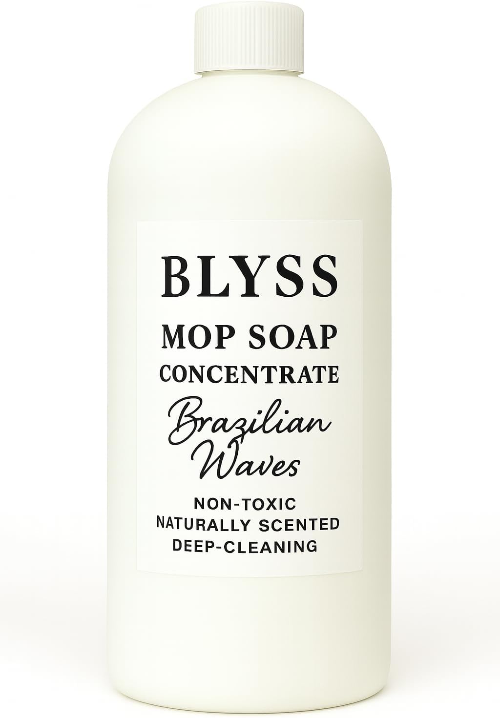 Mop Soap Brazilian Waves, Floor Cleaner for Mopping, Luxury Scented Mop Soap, LVP Vinyl Laminate and Hardwood Floor Cleaner Solution, Plant Powered Floor Cleaner