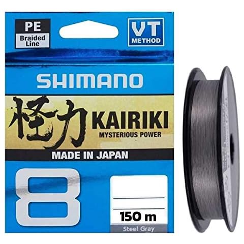 SHIMANO Line Kairiki 8 150m Steel Gray Cover
