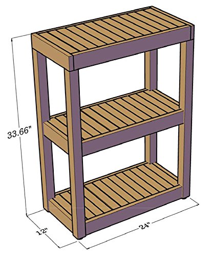 Amazon.com: AquaTeak The Original Sula Rectangle Three Tier