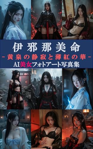 伊邪那美命～黄泉の静寂と薄紅の華～ AI美女写真集