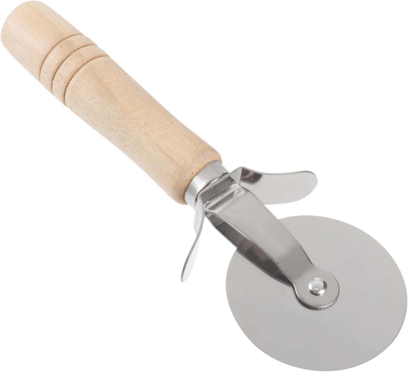 Pizza Cutter Wheel with Wooden Handle Ergonomic Kitchen Pizza Cutter for Smooth and Accurate Cutting of Pizza Pancakes Pies and Waffles Baking Tool Pizza Cutter Wheel with Wooden Handle Ergonomic Kitchen Pizza Cutter for Smooth and Accurate Cutting of Pizza Pancakes Pies and Waffles Baking Tool