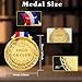 Custom Medals For Awards, Design Your Own Award Medals, Olympic Medals for Kids Personalized, Custom Medals With Ribbons for Sports Events Marathon Competition Race Football 1st 2nd 3rd Place Medals