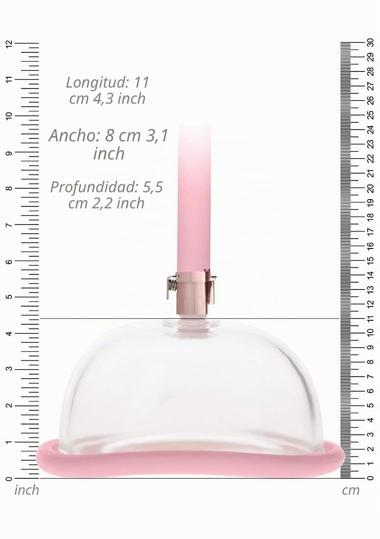 Pumped by Shots Pumped By Shots - Bomba De Succion Para Vagina - Rose Gold 155 g
