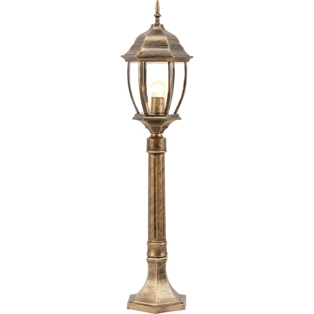 QUSYZD Lamp Post Lights Outdoor, Lamp Post Lights Outdoor, 210Cm Vintage Landscape Street Lights European Outdoor Post Lights Grass Aluminum Villa Waterproof Street Light Garde,Bronze-210cm