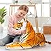 Syhood 27 Inch Large Tiger Stuffed Animal Plush Giant Tiger Toy, Suitable for Birthday Gifts