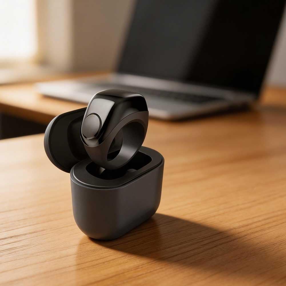 Smart Ring Counter con grado di impermeabilità IP67 e tre supporti sostituibili per monitoraggio fitness e promemoria di preghiera in grigio (verde)