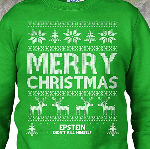 Jeffrey epstein christmas sweater Outlet
