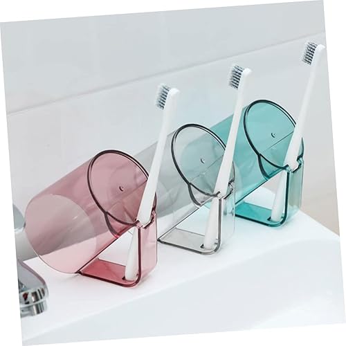 Miniatura 5 de Zerodeko Tazas de baño de 2 uds. Taza de agua reutilizable para cepillo de dientes irrompible, vaso de enjuague para agua