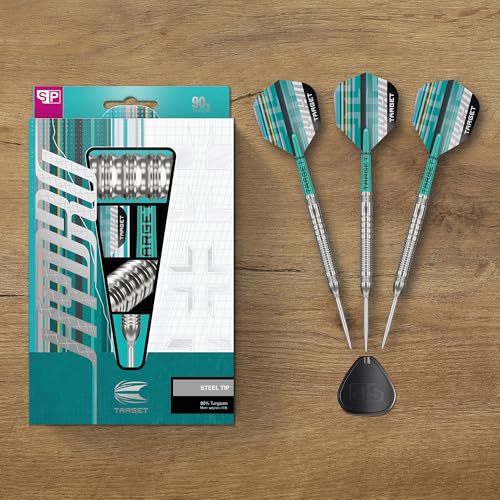 Target Darts Hydro Steel Tip Dart Set, 22G (Barrel 03) | 90% Tungsten Darts, Silver Swiss Point Tips, Pro Grip Tag Shafts & Pro Ultra No.6 Flights, SP Tool Included | Professional Dart Sets