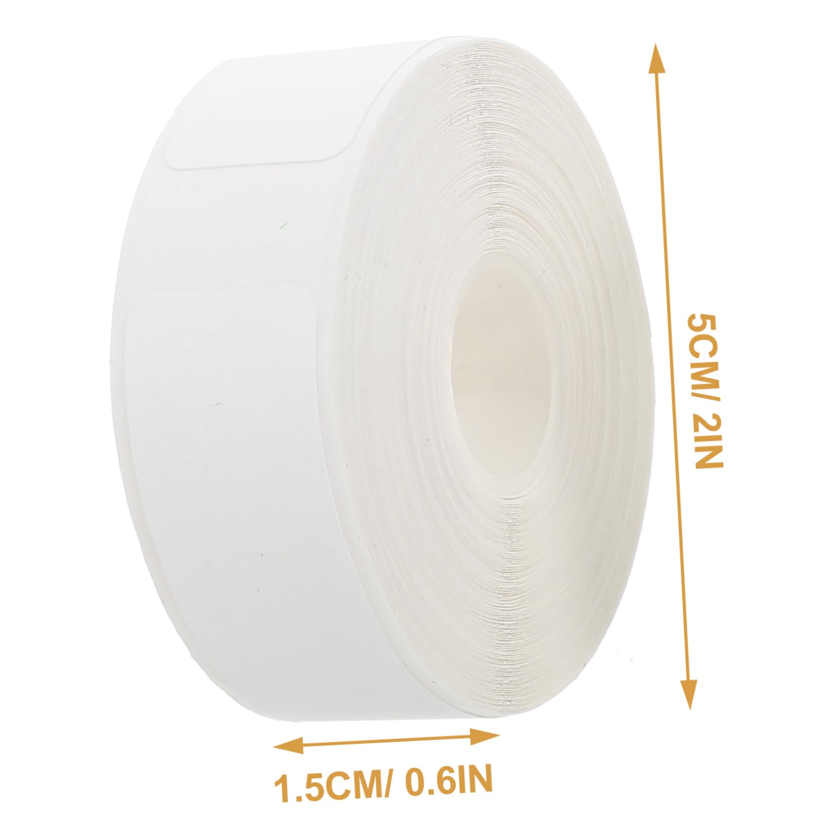HOMSFOU 3 Set Etichetta Stampante Ricarica Carta Adesiva Termico Etichette Termiche Trasparenti Pianura Nastro Adesivo Autoadesivo Adesivi Termici Carta Termica Sintetica 3 * 3