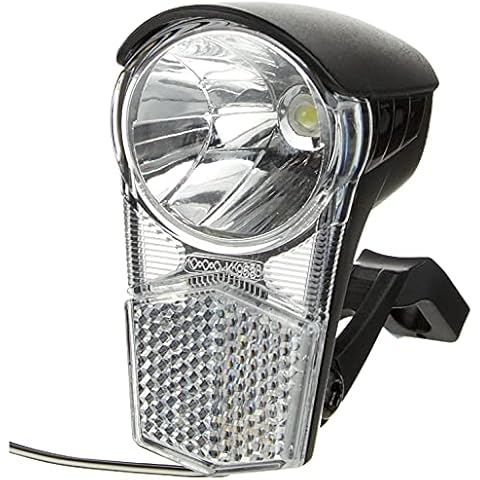 BÜCHEL Fahrradlicht Vorne mit Schalter I Dynamo Betrieb möglich I 12 LUX I StVZO Zulassung I Cover