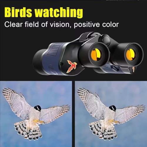 Image of Telescope 60X60 HD Vision Binoculars 10000M High Power for Outdoor Hunting Optical Vision Binocular Fixed Zoom Adjustable Lens Waterproof with Storage Bag