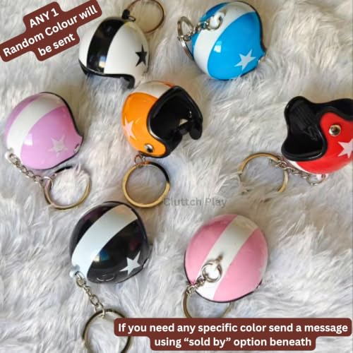 Image of Mini Hammer Shaker Toy Keychain for Kids Adults & Stress Relief School College Hand Bag Hanger Pendant Ages 3+ (scooty Helmet)