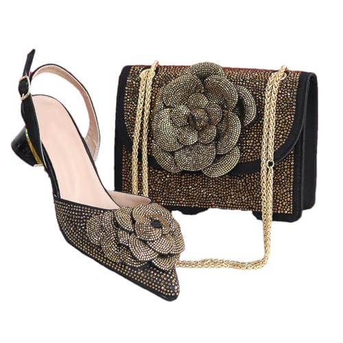 Ensemble chaussures et sac de cérémonie pêche pour mariages et soirées chics