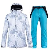 Waterpoof + Windproof: Wasserdichte atmungsaktive Oberflächenbeschichtung, High-End-Fasergewebe auf mittlerer Ebene, Oberflächengebrauch der Skijacke 