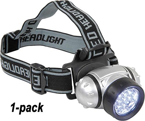 PrimeTrendz 7 LED Headlamp - Hands-Free Pivoting Headband Light, Waterproof and Dependable By USA CASH AND CARRY.
