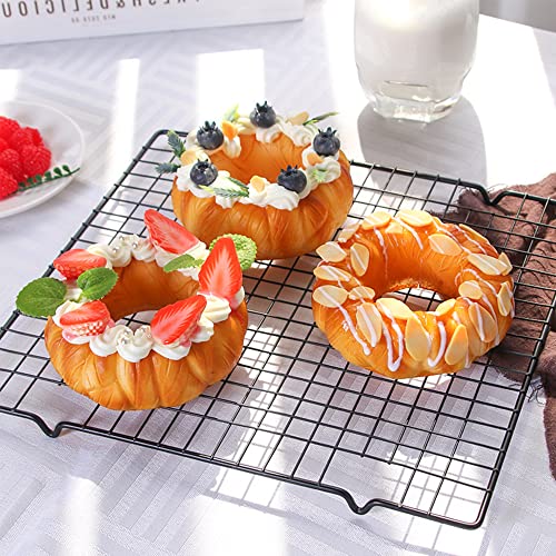 LONGHAO 3 szt., Sztuczne Ciasto, Symulacja Ciast, Sztuczne Ciasta,Realistyczne Sztuczne Pączki,Sztuczne Pączki I Pieczywo, Do Dekoracji Pieczeni Pieczywa/Dekoracji