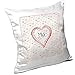 Eurofoto Kissen mit Namen Mia und schönem Herz mit vielen Liebes-Symbolen zum Valentinstag - Namenskissen - Kuschelkissen - Schmusekissen