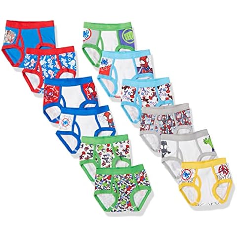 Lot de 12 slips Spiderman Cover