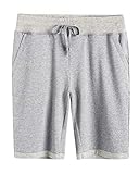 Weintee Women's Cotton Bermuda Shorts with Pockets 3X Oxford Gray