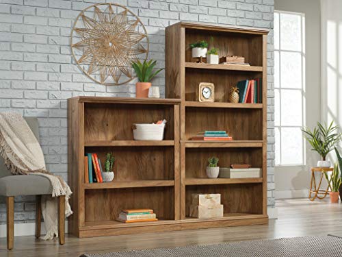 Image of Sauder Miscellaneous Storage 3-Shelf Bookcase / Book shelf, Sindoori Mango finish