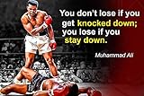 Muhammad Ali Poster Quote Boxing Black History Month Posters Sports Quotes Decorations Growth Mindset DÃÆÃÂ©cor Learning Classroom Teachers Decoration Educational Teaching Supplies Black Wall Art P044