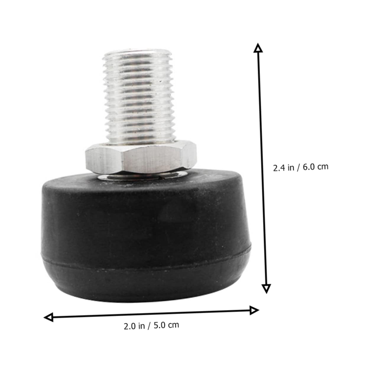 KOMBIUDA 1Pc Adjustable Roller Skates Brake Block Durable Rubber Toe Stopper for Enhanced Safety and Control While Skating Lightweight and Sturdy Skating Brake Tool for All Skill Levels