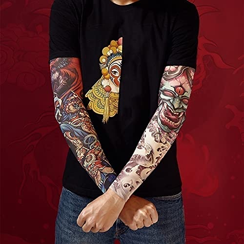 ZLSP Mangas de refrigeração do braço. UPF 50+ UV. Proteção Tatuagem cobertura - Anti-Slip Sun Protec