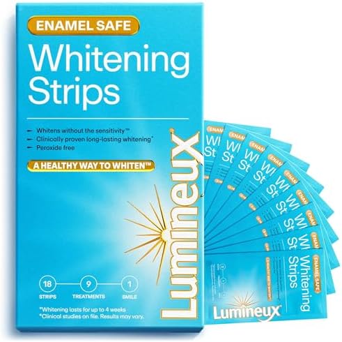 enamel safe teeth whitening strips for coffee stains Lumineux close-up product image