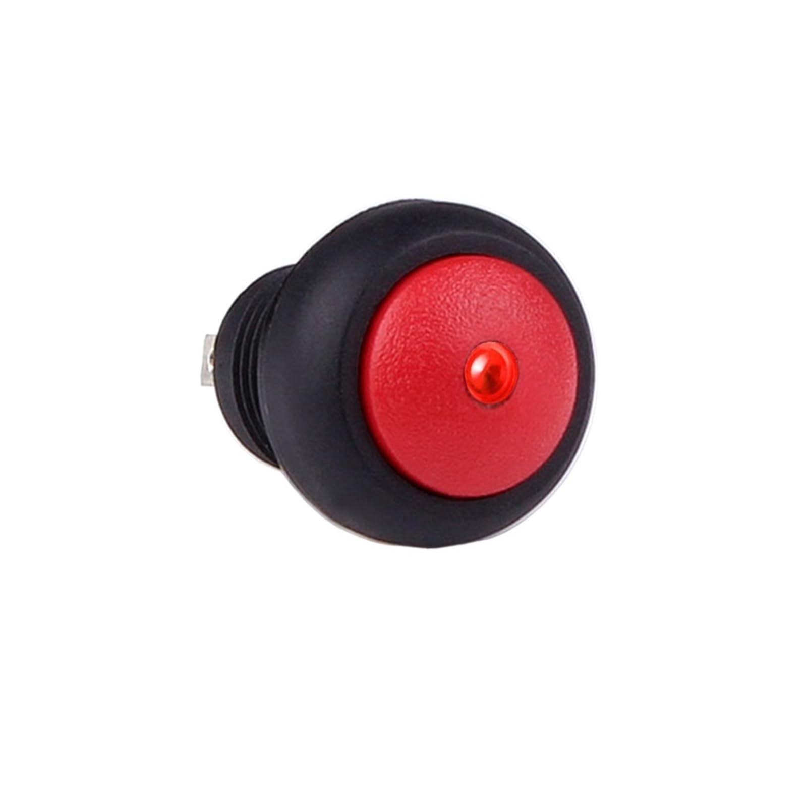 Interruptor 12mm normalmente abierto IP67 con LED 24V rojo para paneles eléctricos 2