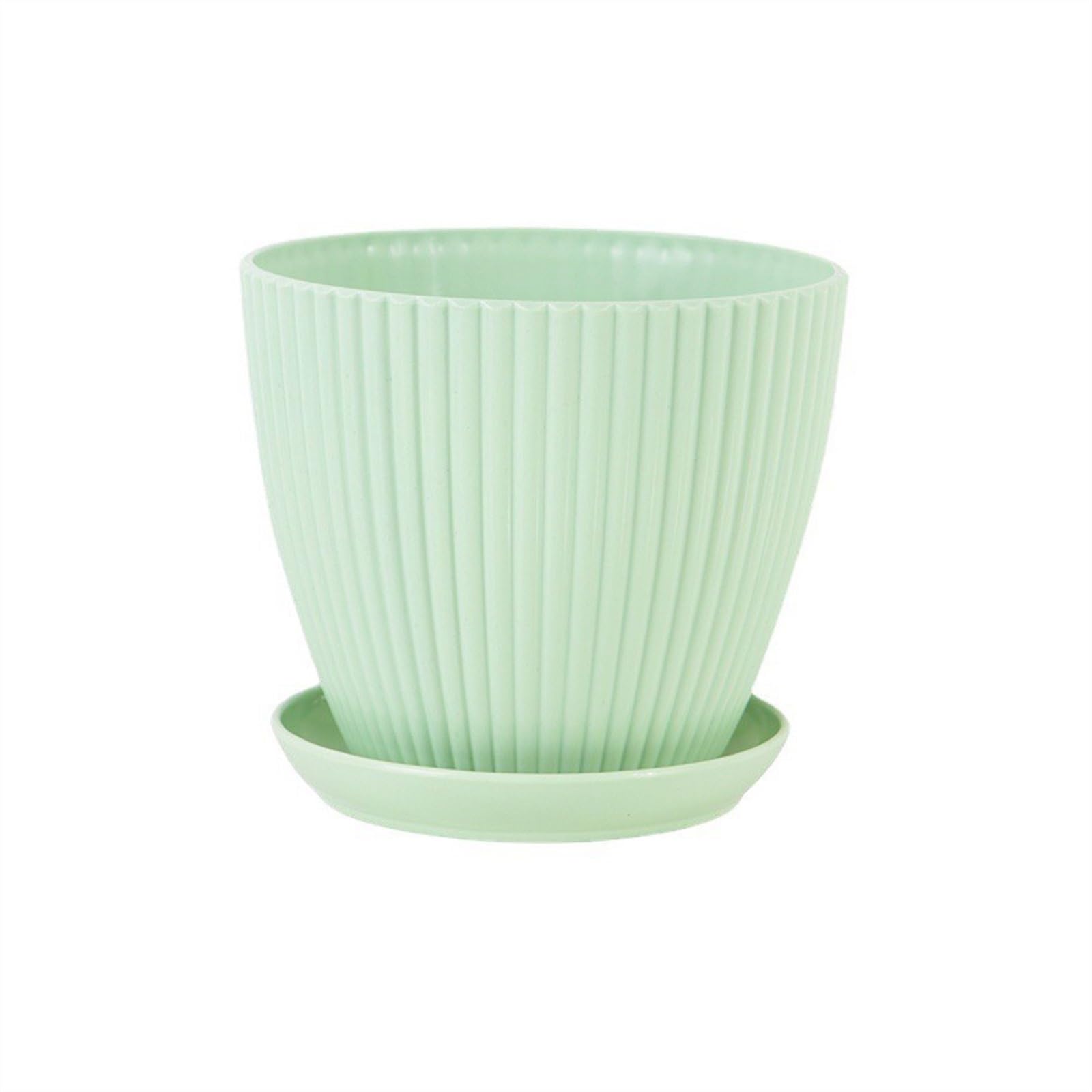 MNUvxzaewf With Tray Indoor And Outdoor Vertical Pattern Nursery Cultivation Plant Succulent(Mint Green,M 11x10cm)