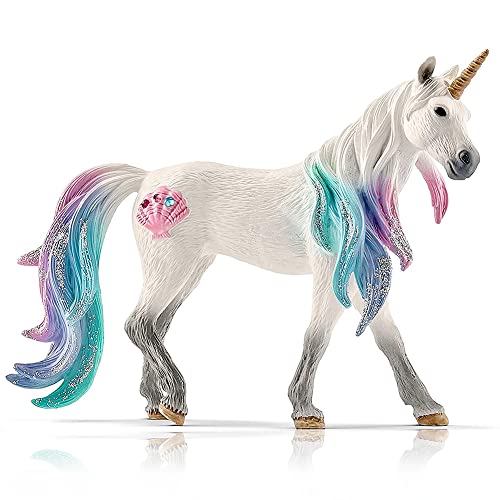Licorne Arc En Ciel Poulain Licorne Figure Statue Licorne Gâteau Topper Jouets Pour Enfants Cadeau Fille Ornements De Bureau Ornement Intérieure Décoration De Bureau Maison Cadeau Pour La Fête