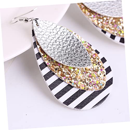 Boucles d'oreilles pendantes légères en cuir contre les douleurs de lobes - 6