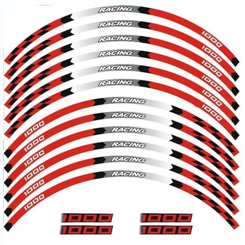 Stickers jante 17 pouces étanches et durables pour Kawasaki Z900 Z1000