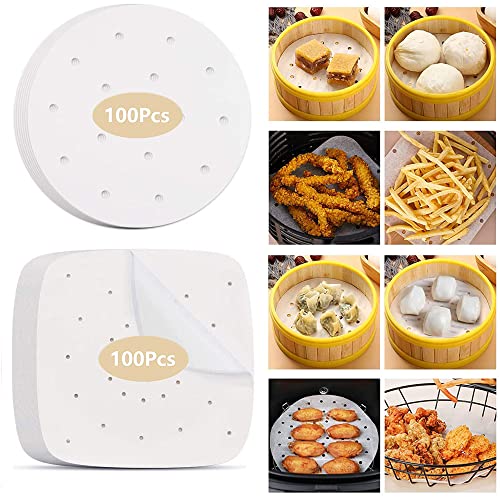 200 Pezzi Carta Forno per Friggitrice ad Aria