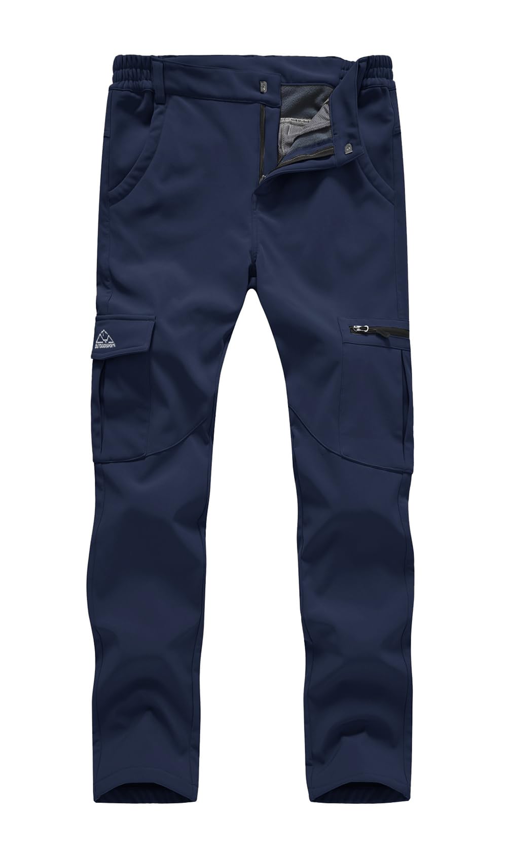 YSENTO Pantalones de senderismo impermeables para mujer, pantalones de softshell, pantalones de esquí de invierno, pantalones de snowboard forrados, pantalones de trekking, pantalones funcionales