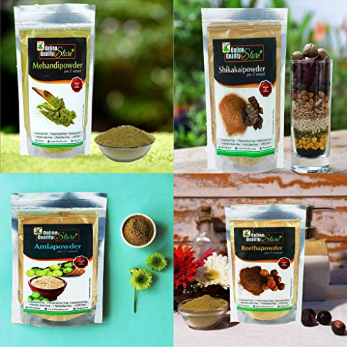 Polvo Reetha, Amla, Shikakai y Mehandi 800g miniatura 3