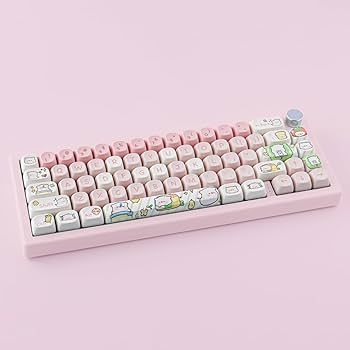 小物 hicky Amazon.com: Hyekit PBT Keycaps - 145 Keys MOA Profile Pink Pig