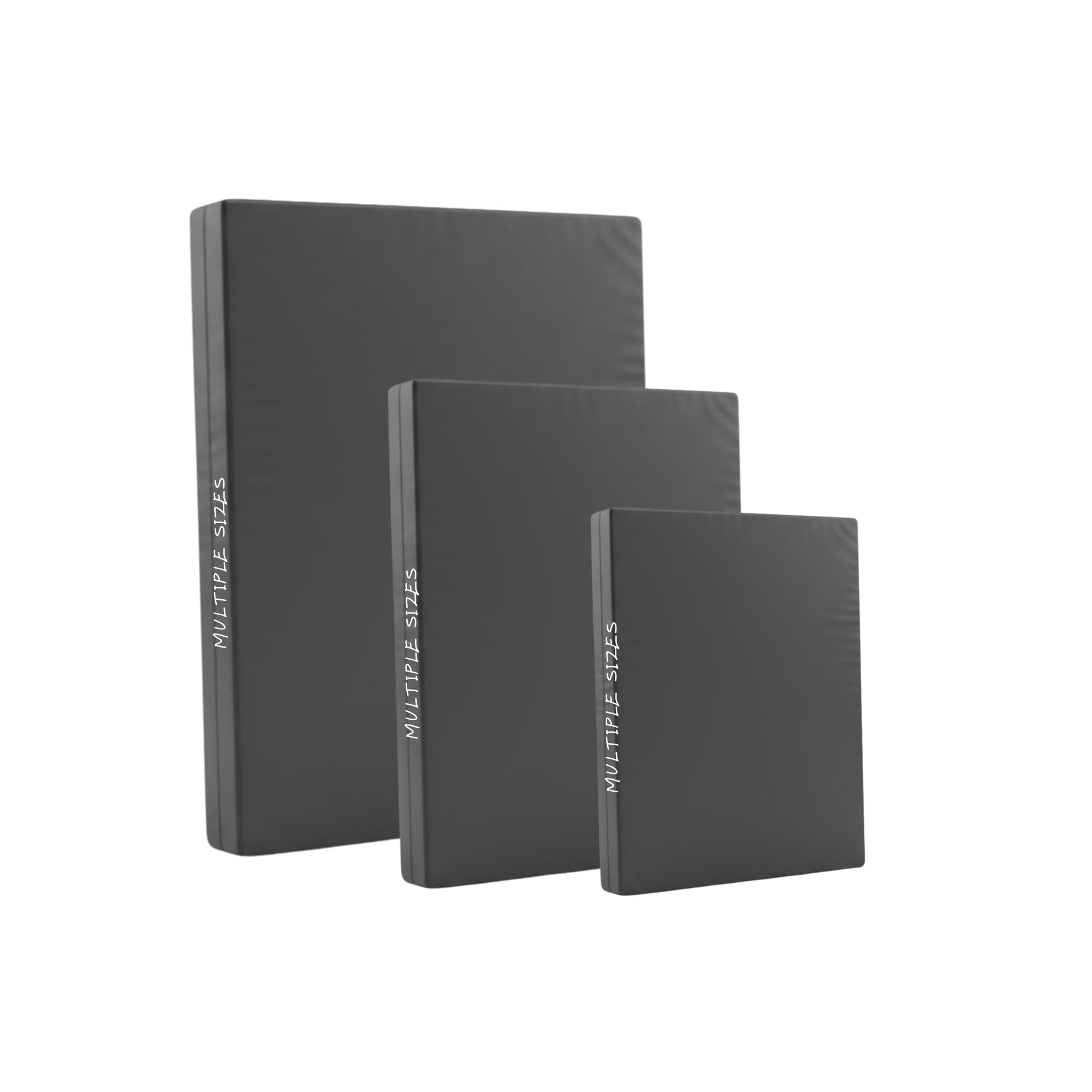 Kosiproducts Gymnastics Crash Mat, High Density Medium Firm 10cm Thick Foam, [Grey, 100cm x 100cm x 10cm]