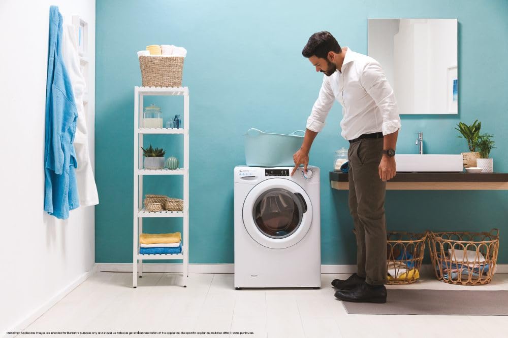 Candy Smart Pro CSO 1485TW4/1-S Lavatrice da 8 kg, 1400 giri, Vapore [Classe energetica B]