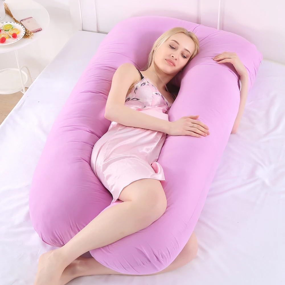 Zitkussen voor Bureaustoel 130x70cm Dames Katoen Afdrukken Zijkant Beschermd Kussenhoes Beddengoed Ontspannende kussens zitkussen(Beige Pillowcase