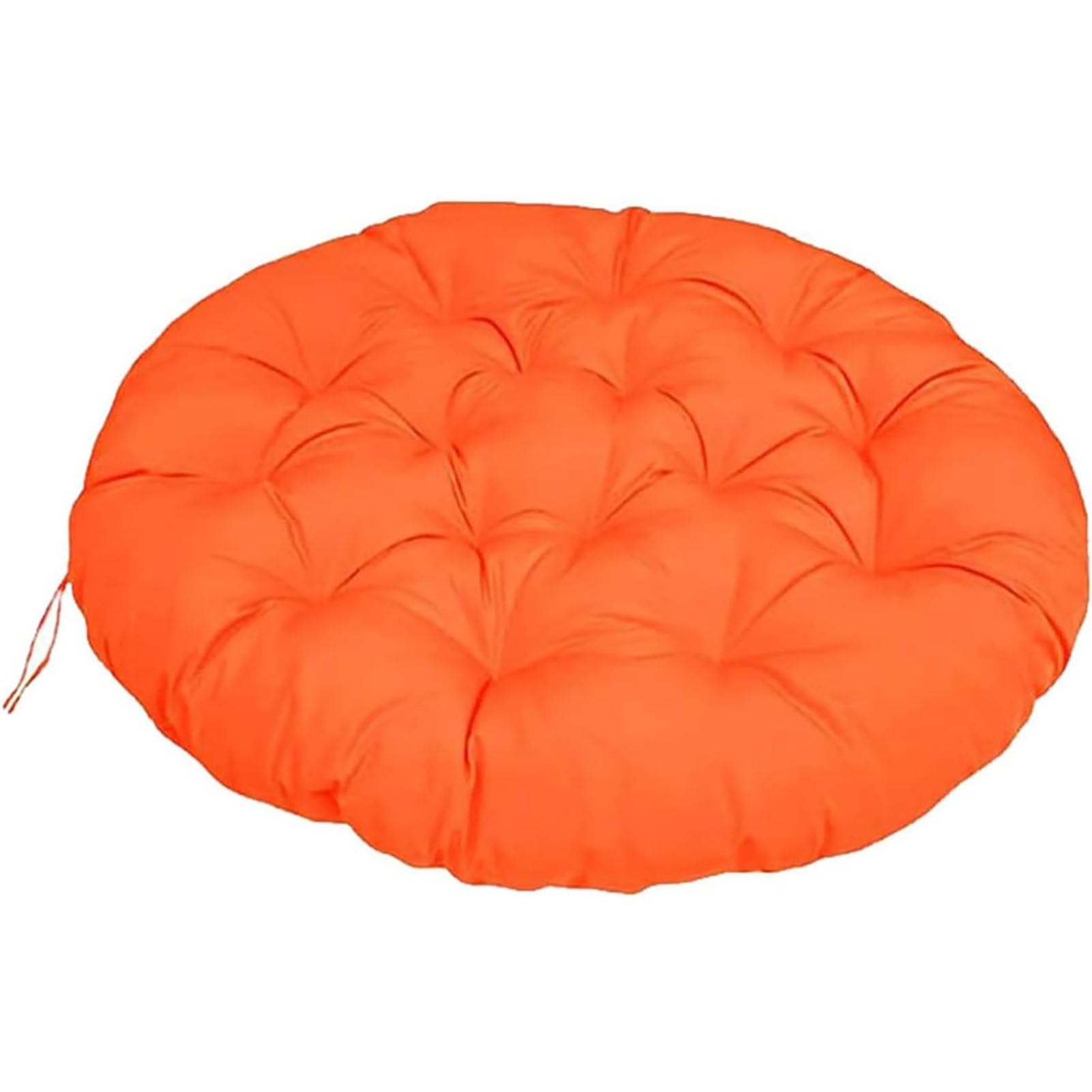 Okrągła poduszka na krzesło papasan, rattanowa poduszka wisząca, poduszka na krzesło z gniazdem jajek, krzesło polirattanowe, gruba poduszka na krzesło bujane, poduszka na krzesło, pomarańczowa
