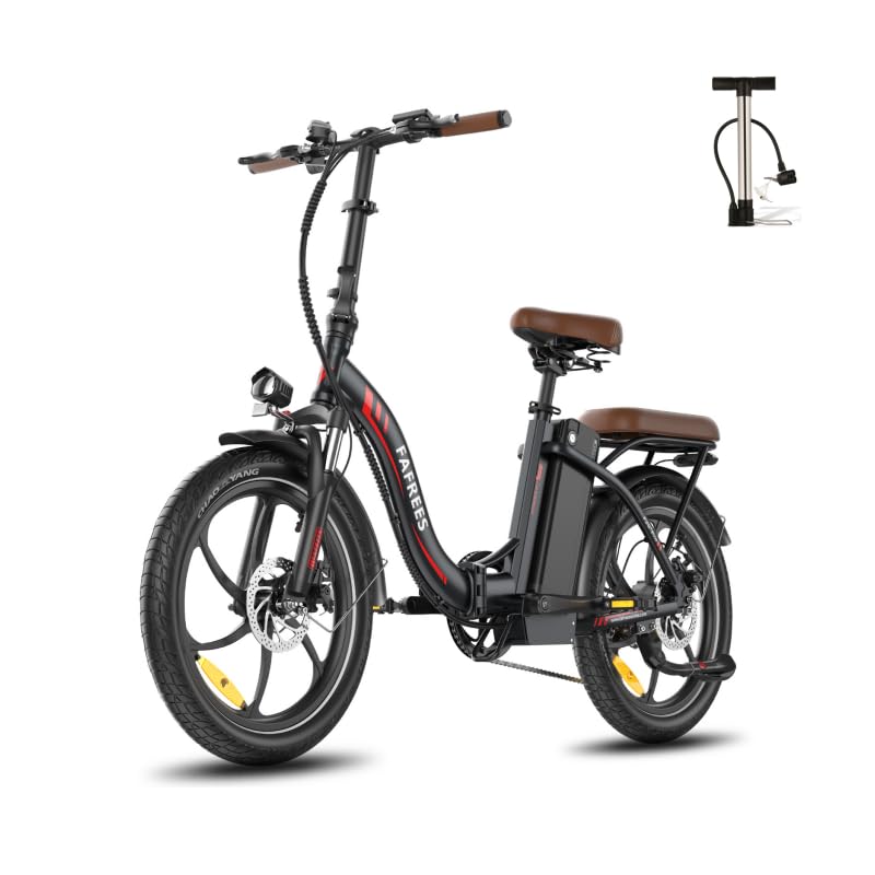 Fafrees F20 Pro+ Fatbike Faltrad 20 Zoll mit 36V 22.5AH Akku Damen Ebike Herren 250W, Erwachsene Fatbike Elektromobilrad 140kg, E Mountainbike 20°, Ebike 25km/h (Pumpe, Schwarz)