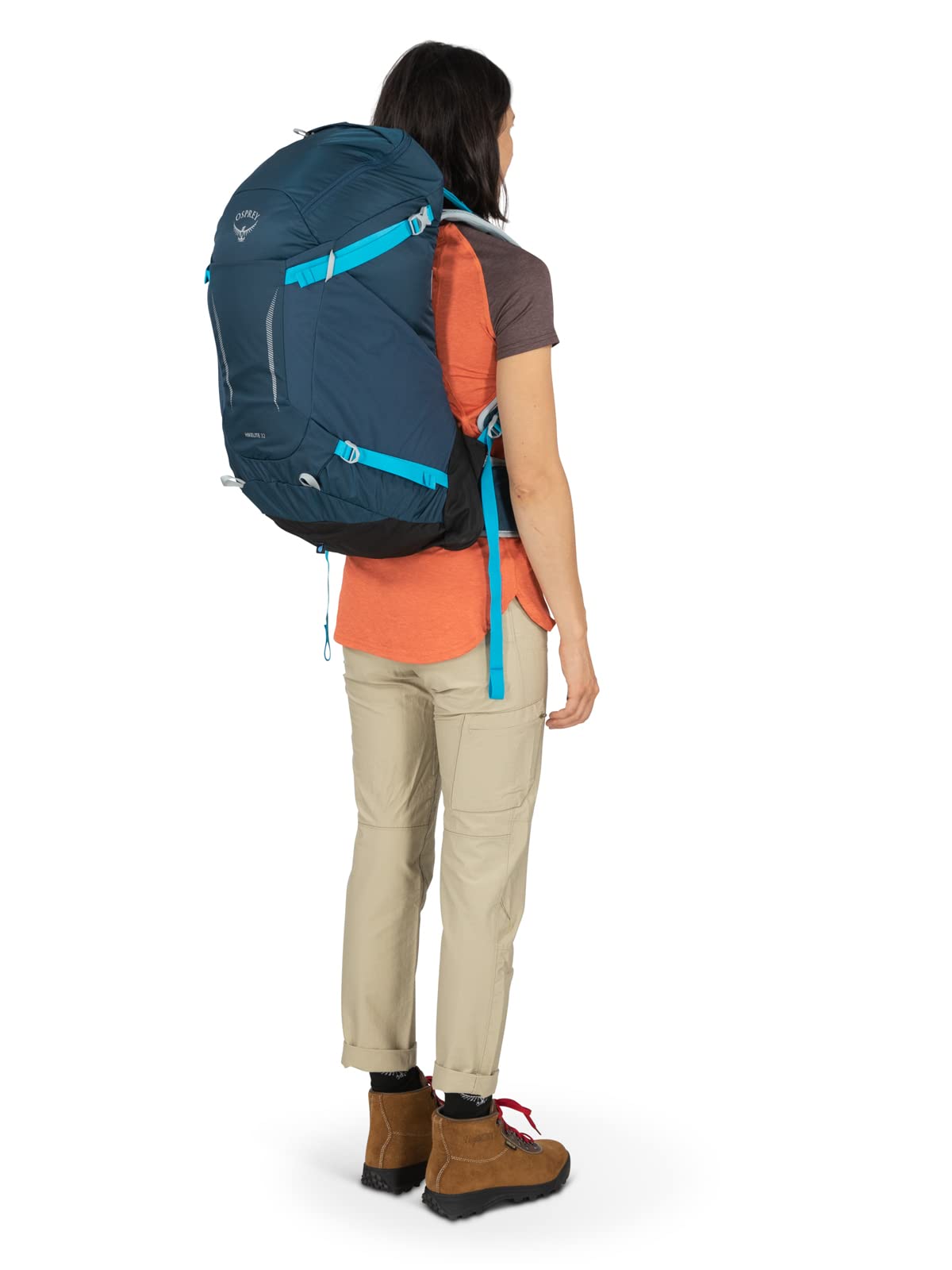 Osprey Hikelite plecak turystyczny unisex – lekki, nienaganna wentylacja z zawieszeniem AirSpeed, minimalistyczny i zrównoważony design, w zestawie pokrowiec przeciwdeszczowy