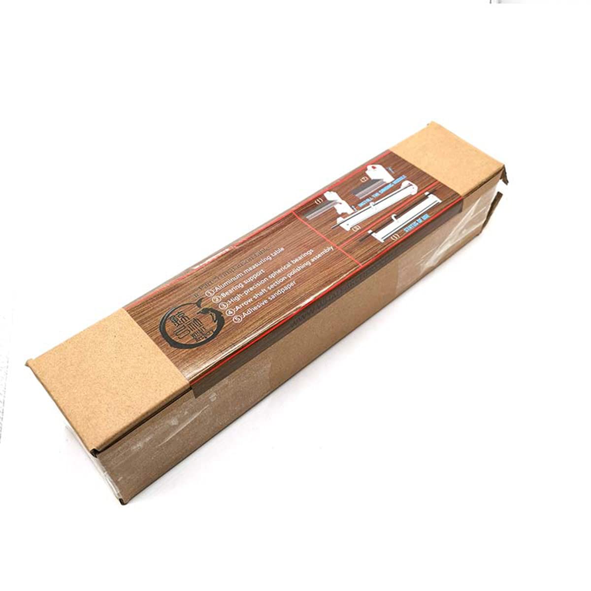 Testeur De Flèches De Tir à L'arc MINGU - Détecteur De Rectitude 26cm - Noir