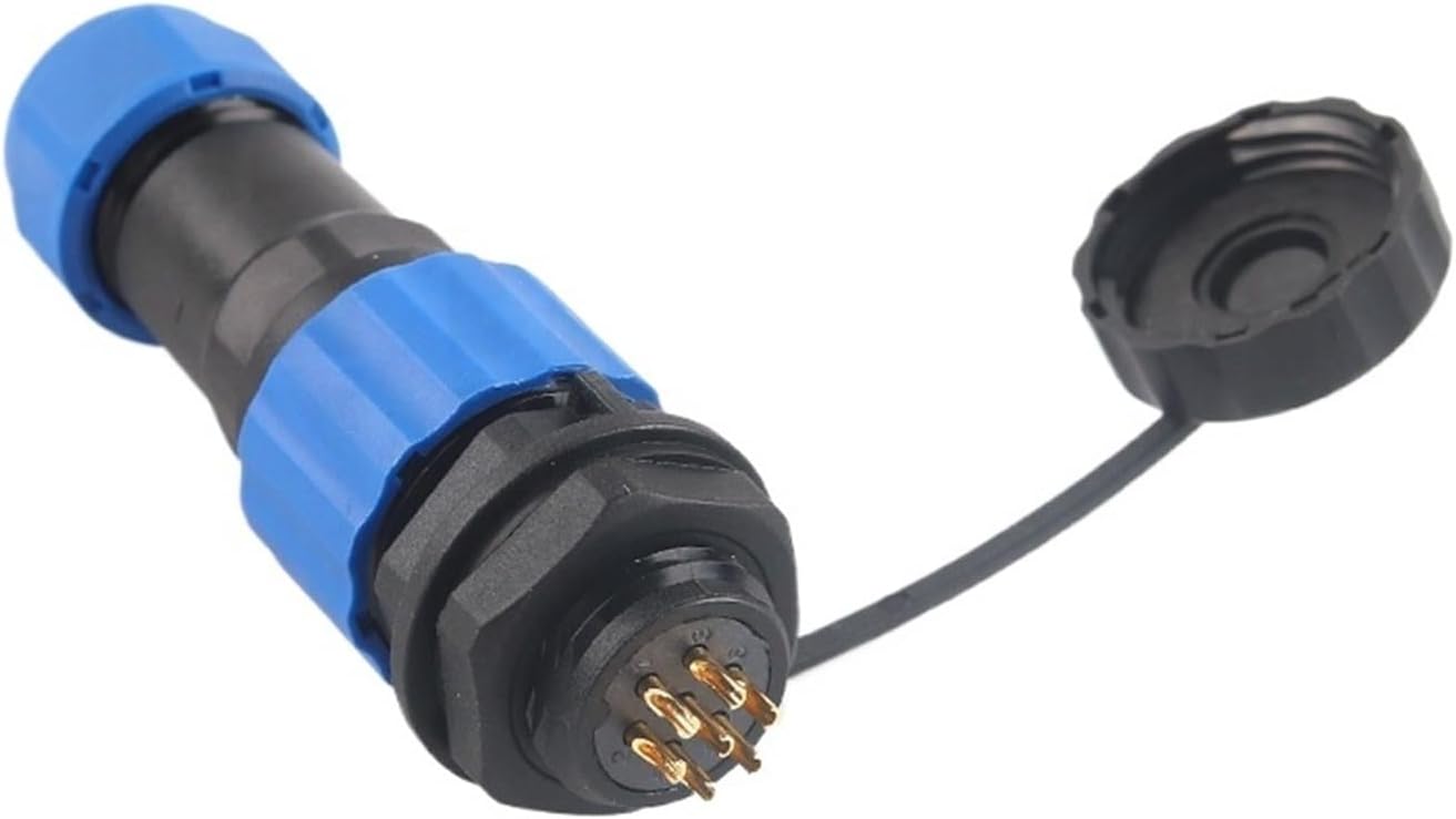 1 Set of SP16 Wire Connector 2/3/4/5/6/7/9 pin Back nut Solder Connection(SP16-2L)
