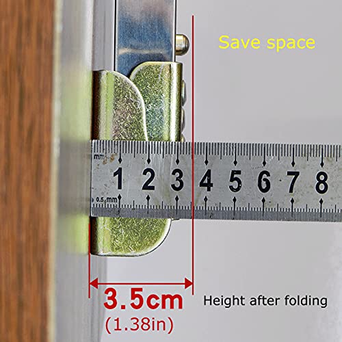 Pieds de table pliants pour corriger un meuble instable ou bas - 2