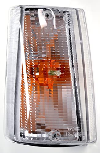 Coppia Fanale Targa Per Iveco Daily 1989-1999 - Luce Targa DX SX Con Passa Cavo, Ricambio Universale