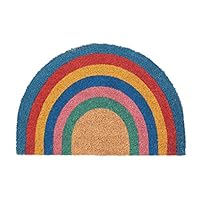 Nicola Spring Coir Half Moon Door Mat - 60 x 40cm